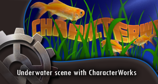 Underwater Scene with CharacterWorks