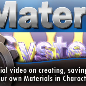 Creating, saving and reusing your Materials