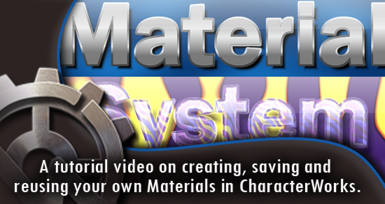 Creating, saving and reusing your Materials