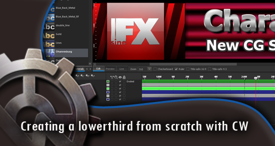 Creating Lowerthird from scratch