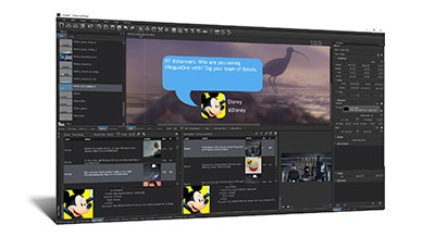 Media Tweets in CharacterWorks