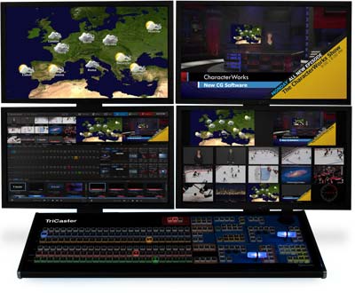 CharacterWorks' Tricaster Integration Features