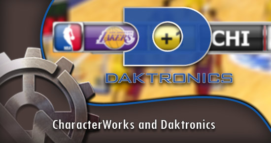 CharacterWorks and Daktronics