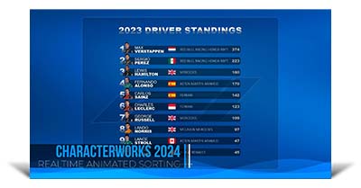 Real-Time Animated Sorting