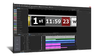 A Score Bug for Basketball : Game Time